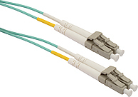 Patch kabel Solarix 50/125 LCpc/LCpc MM OM3 1m duplex SXPC-LC/LC-PC-OM3-1M-D
