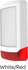 Plastový kryt obdélníkový Odyssey X1, barevná kombinace bílý kryt/červený maják
