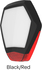 Plastový kryt šestihranný Odyssey X3, barevná kombinace černý kryt/červený maják