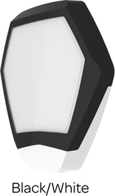 Plastový kryt šestihranný Odyssey X3, farebná kombinácia čierny kryt/biely maják