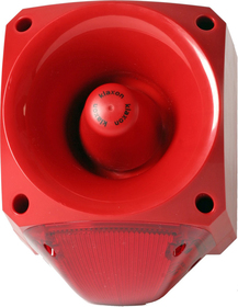 Nexus 110 Voice Sounder-Red Xenon Beacon 24V DC