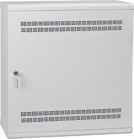 Nástěnný rozvaděč SOHO LC-18 s lištami 2U, 4U a 11U, 550x550x150mm šedý RAL 7035