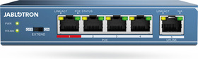 Rozbočovač Ethernetu PoE, celkem 58W (max.30W port) - 4 portový switch