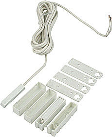 Plastic surface contact, 4 wires, cable 6m, gap max. 20mm