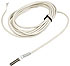 Plastic flush contact, 4 wires, cable 6m, gap max. 22 mm