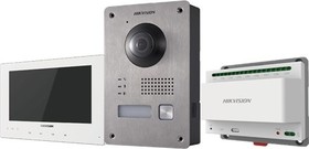 Video kit pro 1 účastníka se 7" bílým monitorem, propojení po 2 vodičích