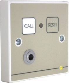 Quantec call point, button reset
