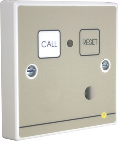 Quantec call point, button reset with sounder & infrared receiver
