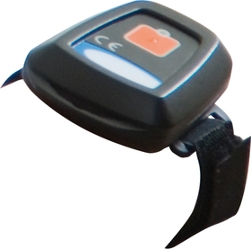Quantec infrared/radio patient wrist pendant c/w wrist strap (push for call)