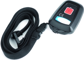 Quantec infrared/radio attendance pendant c/w lanyard (push for attendance)