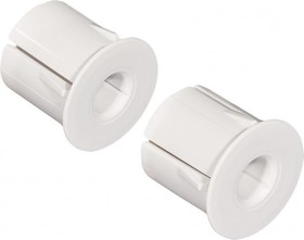 Pár bílých plastových přírub, průměr 19mm pro MC340/346/347 a 370