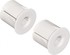 Pár bílých plastových přírub, průměr 19mm pro MC340/346/347 a 370