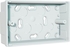 White Surface interface plate, deep, 33mm depth, double gang