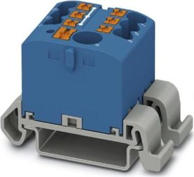 Push-In svorkovnice PTFIX 6/6X2,5 BU modrá, balení 10ks, včetně adaptérů NS35A