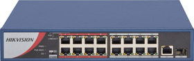 Switch 16 portů 10/100Mbps, (16x PoE, 2x bez PoE), 7.2Gbps, 135W, kov
