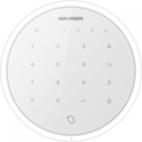 AXHub bílá klávesnice s čtečkou tagů, bez baterií 4x 1,5V AA, 2 tagy v balení