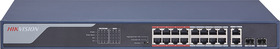 Switch 16 portů 10/100Mbps, (16x PoE, 2x Combo), 7.2Gbps, 230W, kov