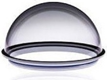 Replacement smoked transparent cover for H5A/H4A in-ceiling dome camera. Reduces