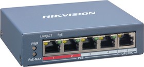 Switch 4x 10/100Mbps (PoE/PoE+), 1x Gigabit, 60W, kov, smart managed