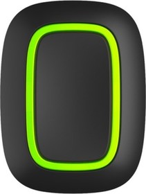 Ajax Button černé bezdrátové tísňové tlačítko s ochranou proti náhodné aktivaci