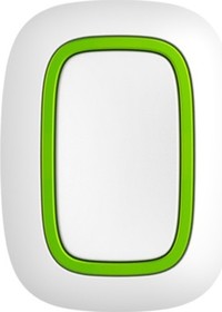 Ajax Button biele bezdrôtové tiesňové tlačítko, ochrana proti náhodnej aktivácii