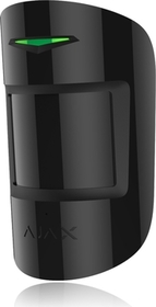 Ajax CombiProtect černý kombinovaný PIR detektor s detektorem tříštění skla