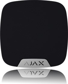 Ajax HomeSiren čierna bezdrôtová vnútorná siréna 81 až 105dB / 1m