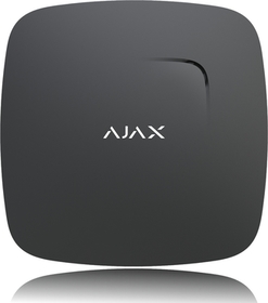 Ajax FireProtect Plus černý bezdrátový kouřový a teplotní hlásič požáru a CO