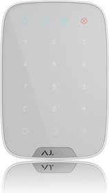 Ajax KeyPad vnitřní bílá bezdrátová klávesnice s dotykovými tlačítky