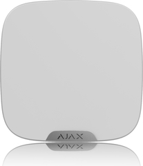 Ajax StreetSiren DoubleDeck White bílá bezdrátová venkovní/vnitřní siréna s LED