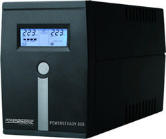 Interaktivní UPS, 1/1fáze 800 VA / 480 W, desktop, LCD, zásuvka 1xSchuko+1xIEC
