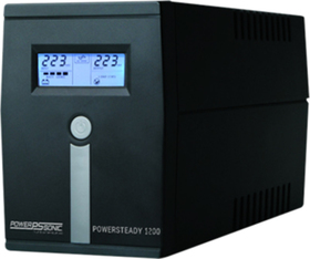 Interaktivní UPS, 1/1fáze 1200 VA / 720 W, desktop, LCD, zásuvka 2xSchuko+2xIEC