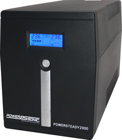 Interaktivní UPS, 1/1fáze 2000 VA /1200 W, desktop, LCD, zásuvka 2xSchuko+2xIEC