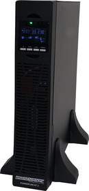 On-line UPS, 1/1 fáze, 2kVA / 2kW, Tower/Rack 2U, LCD displej, výstup 8x IEC