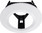 PTZ in ceiling mount bracket , white