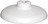 Pendant mount cap for 4  inch dome, whit