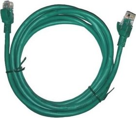 Patch kabel 1m UTP W-Box, CAT6, zelený, balení 5ks