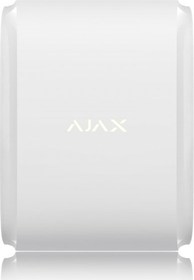 Ajax DualCurtain Outdoor White bílý oboustranný PIR, záclonová charakteristika