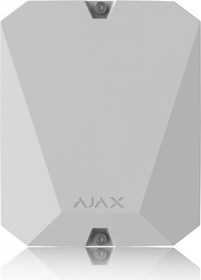 Ajax VHF Bridge bílý s krytem, modul pro připojení Ajax k VHF vysílačům 3 stran