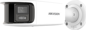 IP bullet panoramatická kamera, 2x 4MP, WDR 130dB, bílé světlo 40m, VCA, IP67