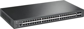 48 portový gigabitový L2+ řízený switch se 4 10G SFP+ sloty, rack
