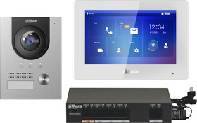 Interkom kit, IP, čtvercový dveřní panel, na povrch