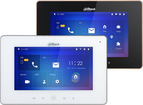 Domovní WiFi videotelefon, 7" dotykový LCD, 1024x600, černý