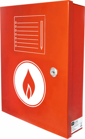 Uzamykateľná skriňa pre dokumentáciu EPS formátu A4, červená farba