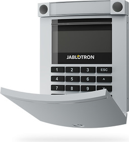 Zbernicový prístupový modul s displejom, klávesnicou a RFID čítačkou - sivý