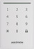 Zbernicová klávesnica s čítačkou RFID / NFC - biela