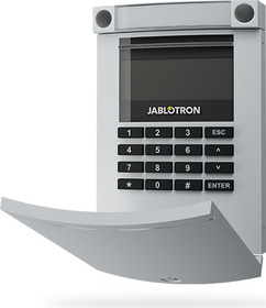 Bezdrátový přístupový modul s displejem, klávesnicí a RFID - šedý