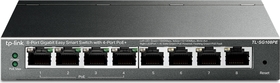 8 portový POE gigabitový Easy Smart switch, 4xPoE+ 64W, 802.3af , desktop