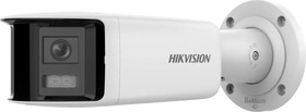 IP bullet panoramatická kamera, 2x 2MP, WDR 130dB, bílé světlo 40m, VCA, IP67