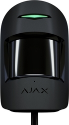 Ajax CombiProtect Fibra černý kombinovaný PIR detektor a detektor tříštění skla